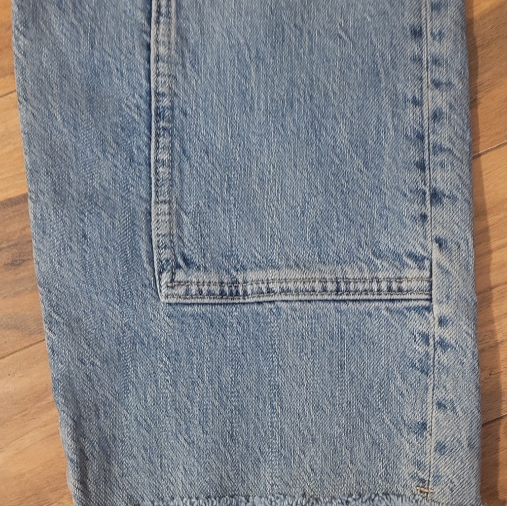 Free People/We the Free Risk Taker High Rise Straight Jeans, GUC, Sz 24, Cute!! - Picture 7 of 12